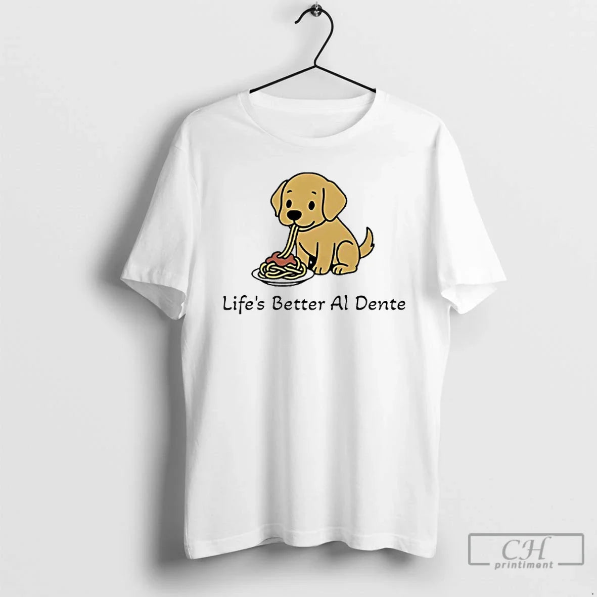 Lifes Better Al Dente Dog T-Shirts, Hoodie, Sweatshirt - T-Shirt, Sweatshirt, Hoodie