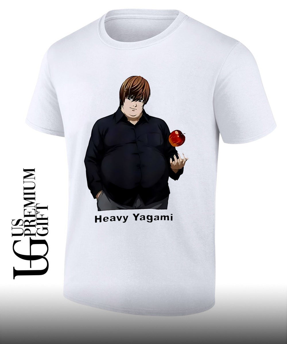 Light Yagami Death Note Heavy Yagami shirt Unisex T-shirt, Sweatshirt, Hoodie, Long Sleeve Tee - T-Shirt, Sweatshirt, Hoodie