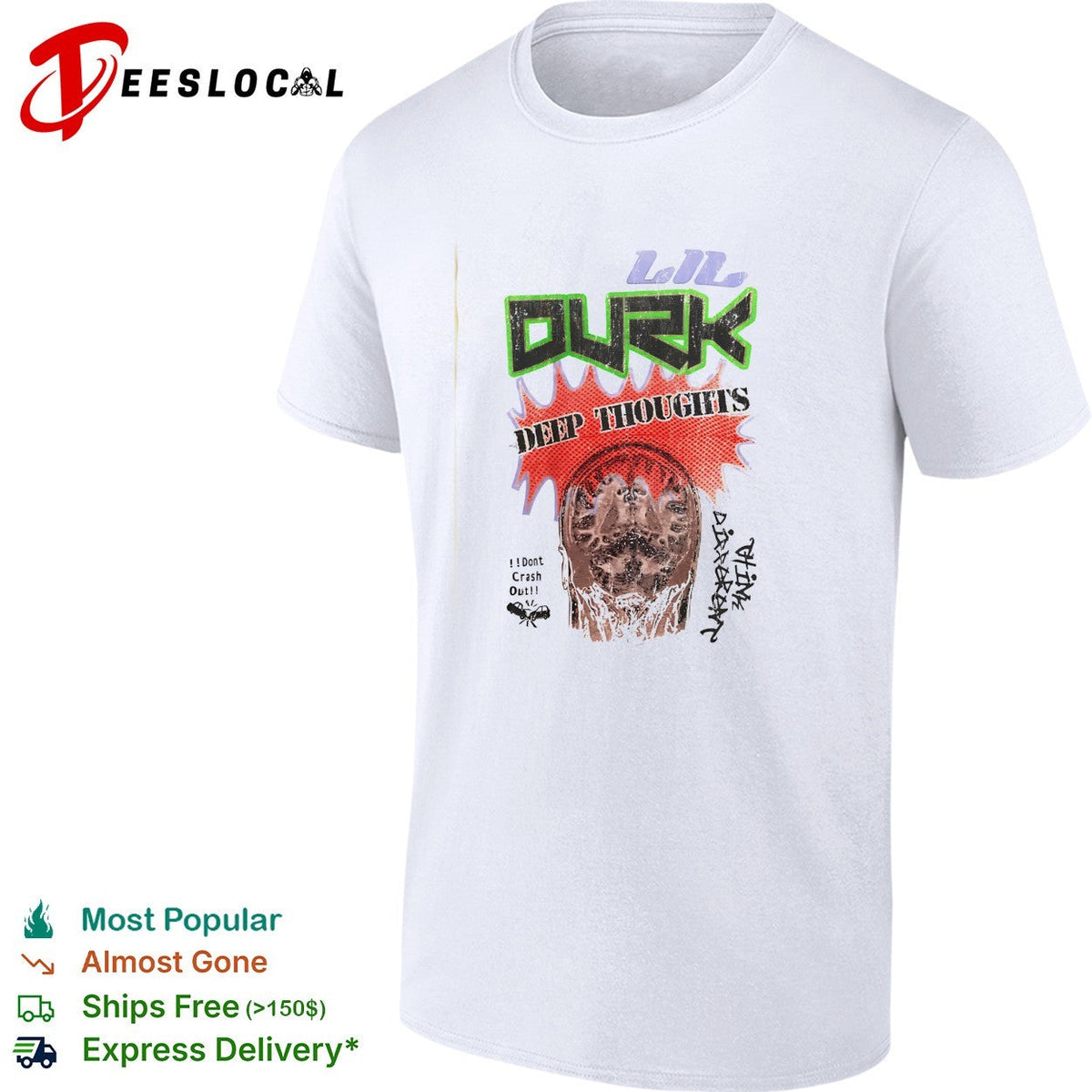 Lil Durk deep thoughts shirt Unisex T-shirt, Sweatshirt, Hoodie, Long Sleeve Tee - T-Shirt, Sweatshirt, Hoodie