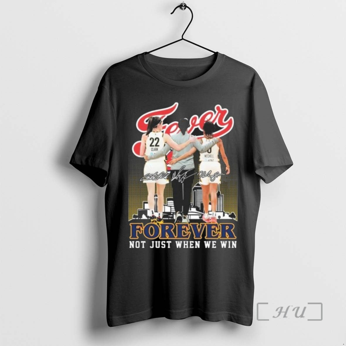Limited Coach Clark Mitchell Indiana Fever Forever Not Just When We Win Signatures T-Shirts, Hoodie, Sweatshirt - T-Shirt, Sweatshirt, Hoodie