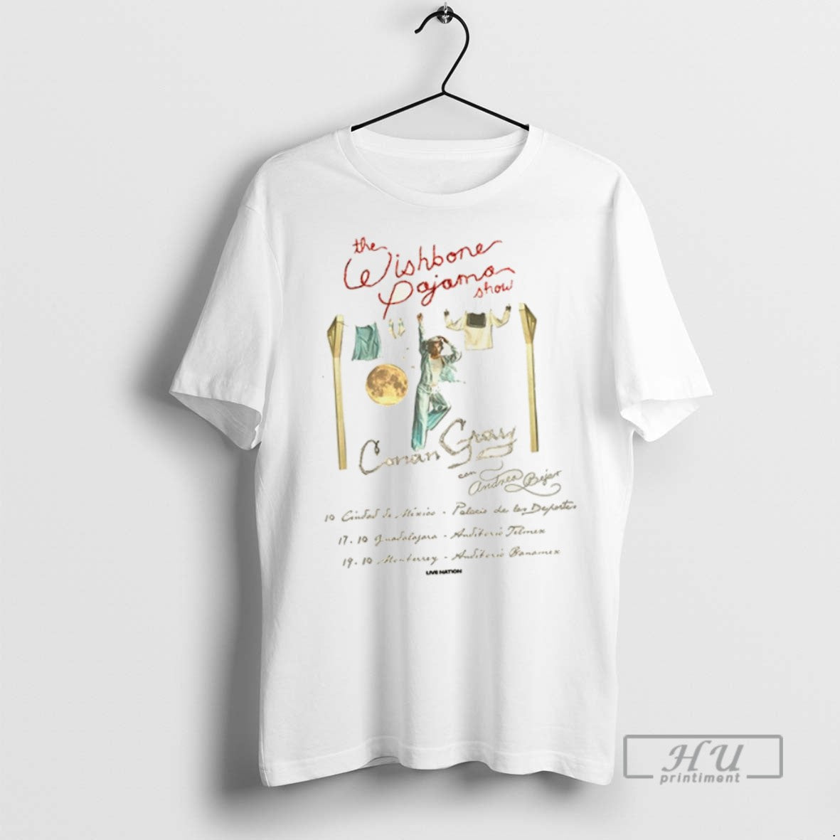 Limited Conan Gray Wishbone Pajama Show Mexico Schedule Two Sided Mockup Two Side T-Shirts, Hoodie, Sweatshirt - T-Shirt, Sweatshirt, Hoodie