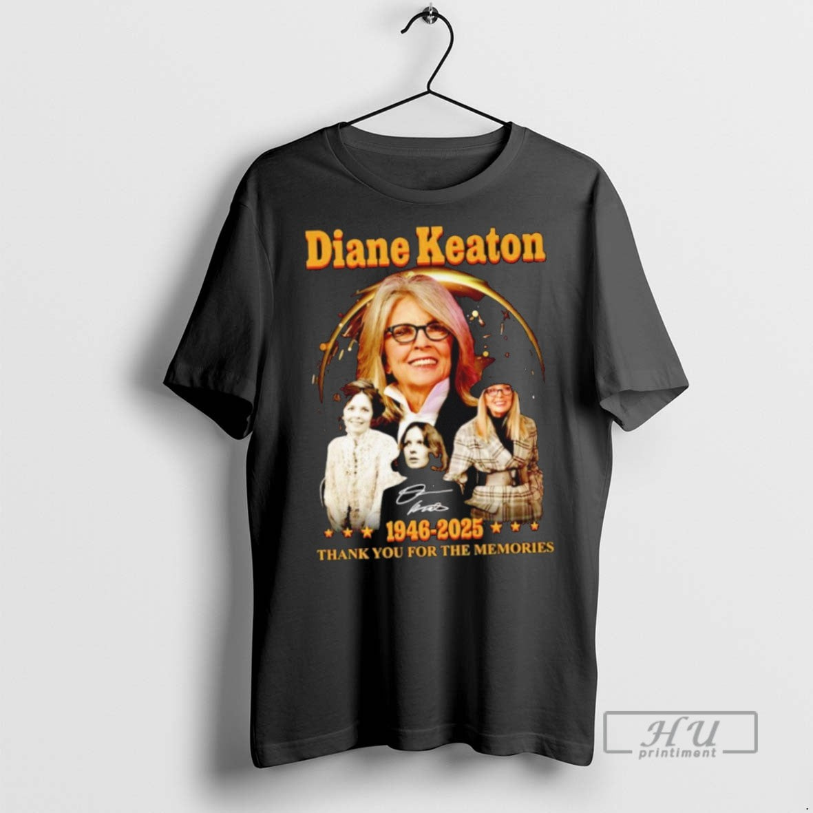 Limited Diane Keaton 1946 2025 Thank You Memories Signature T-Shirts, Hoodie, Sweatshirt - T-Shirt, Sweatshirt, Hoodie