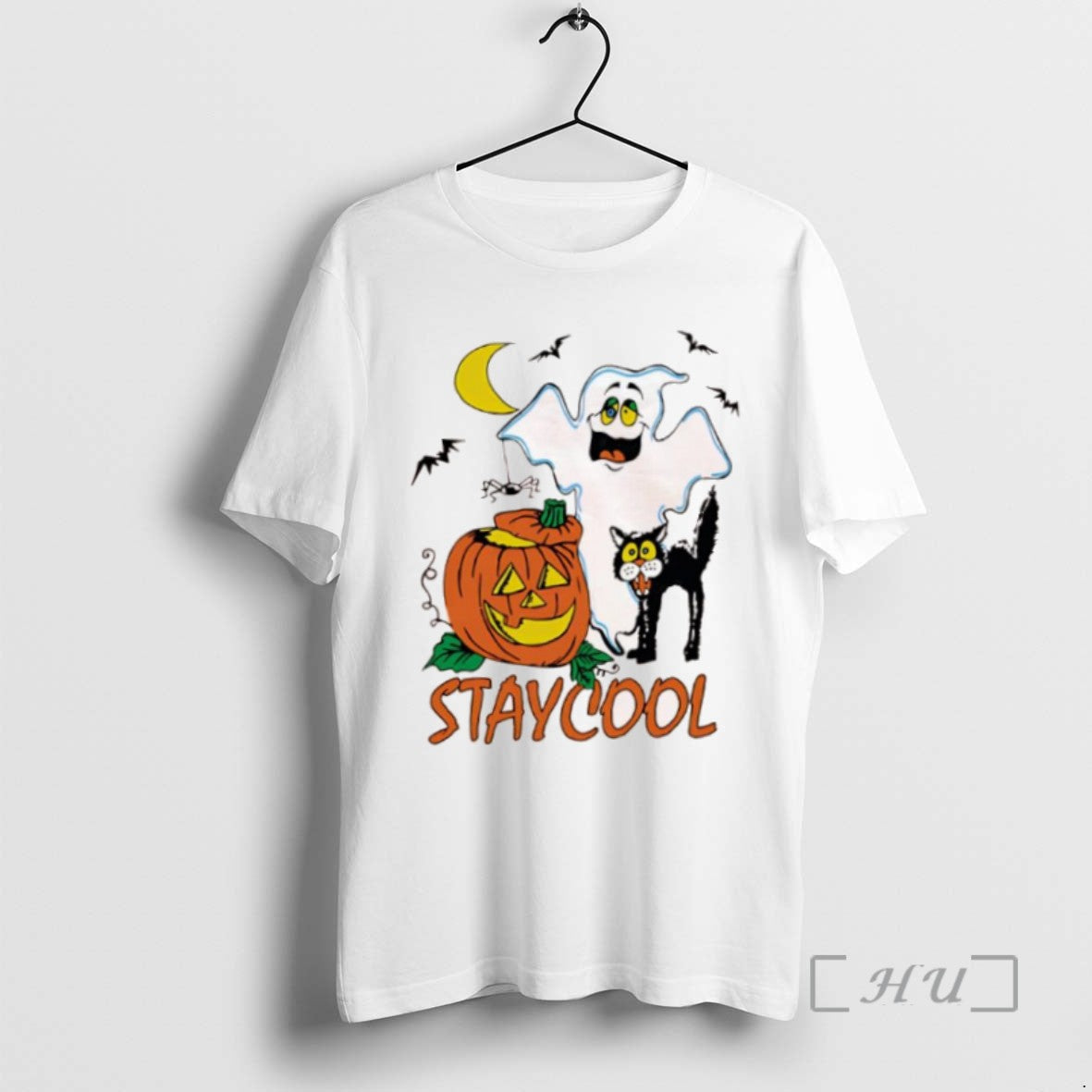 Limited Halloween Items Ghost Pumpkin Black Cat Staycool T-Shirts, Hoodie, Sweatshirt - T-Shirt, Sweatshirt, Hoodie