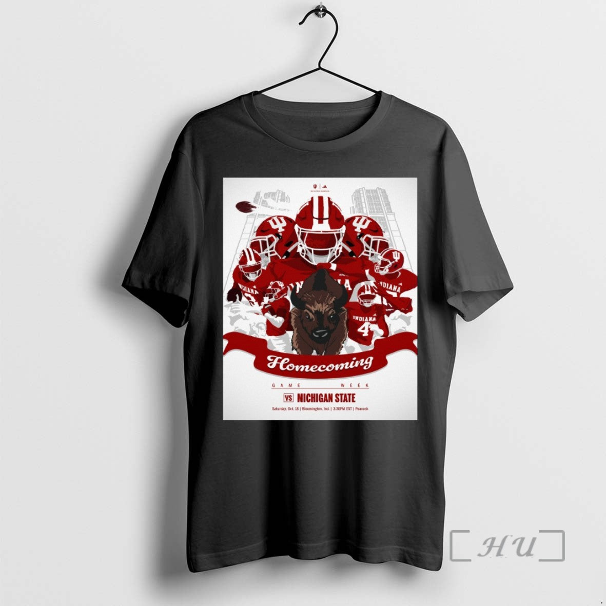 Limited Indiana Vs Michigan State Homecoming Game Week Saturday October 18 2025 Bloomington Indiana T-Shirts, Hoodie, Sweatshirt - T-Shirt, Sweatshirt, Hoodie