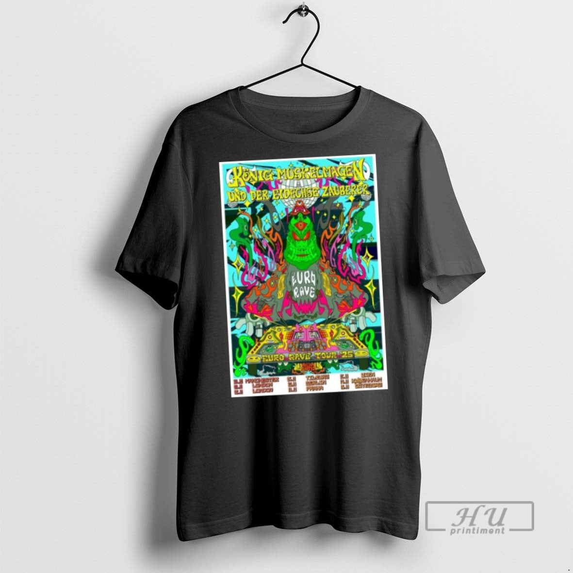 Limited King Gizzard Lizard Wizard Konig Muskelmagen Und Der Eidechse Zayberer Euro Rave T-Shirts, Hoodie, Sweatshirt - T-Shirt, Sweatshirt, Hoodie