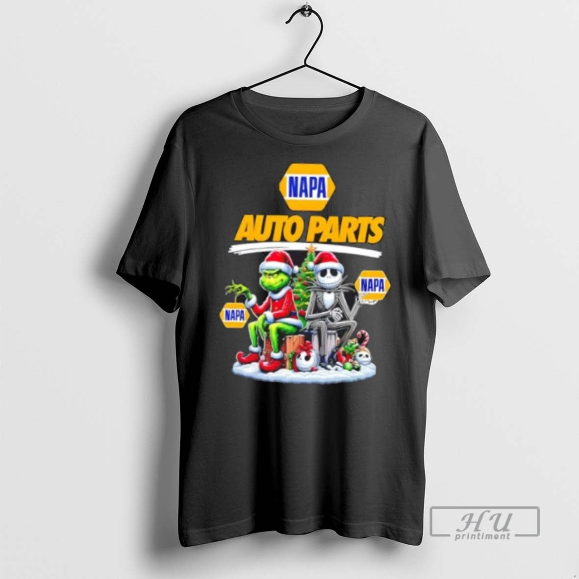 Limited Napa Auto Parts X Grinch Jack Skellington Unwilling Friends Merry T-Shirts, Hoodie, Sweatshirt - T-Shirt, Sweatshirt, Hoodie