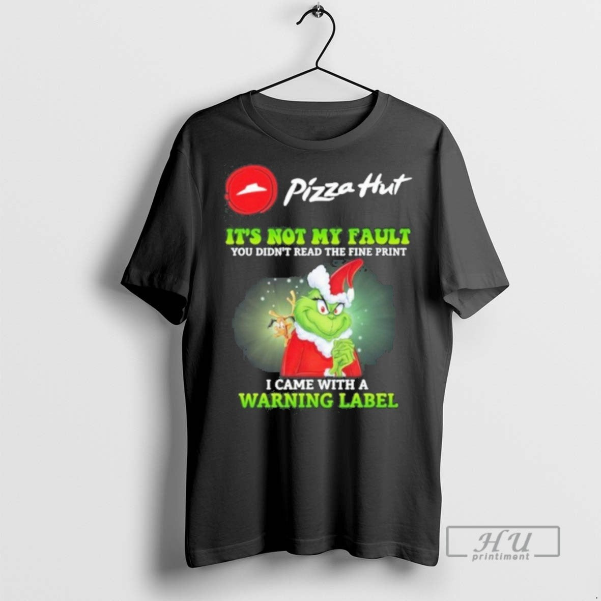 Limited Pizza Hut Santa Grinch Not My Fault I Came Warning T-Shirts, Hoodie, Sweatshirt - T-Shirt, Sweatshirt, Hoodie