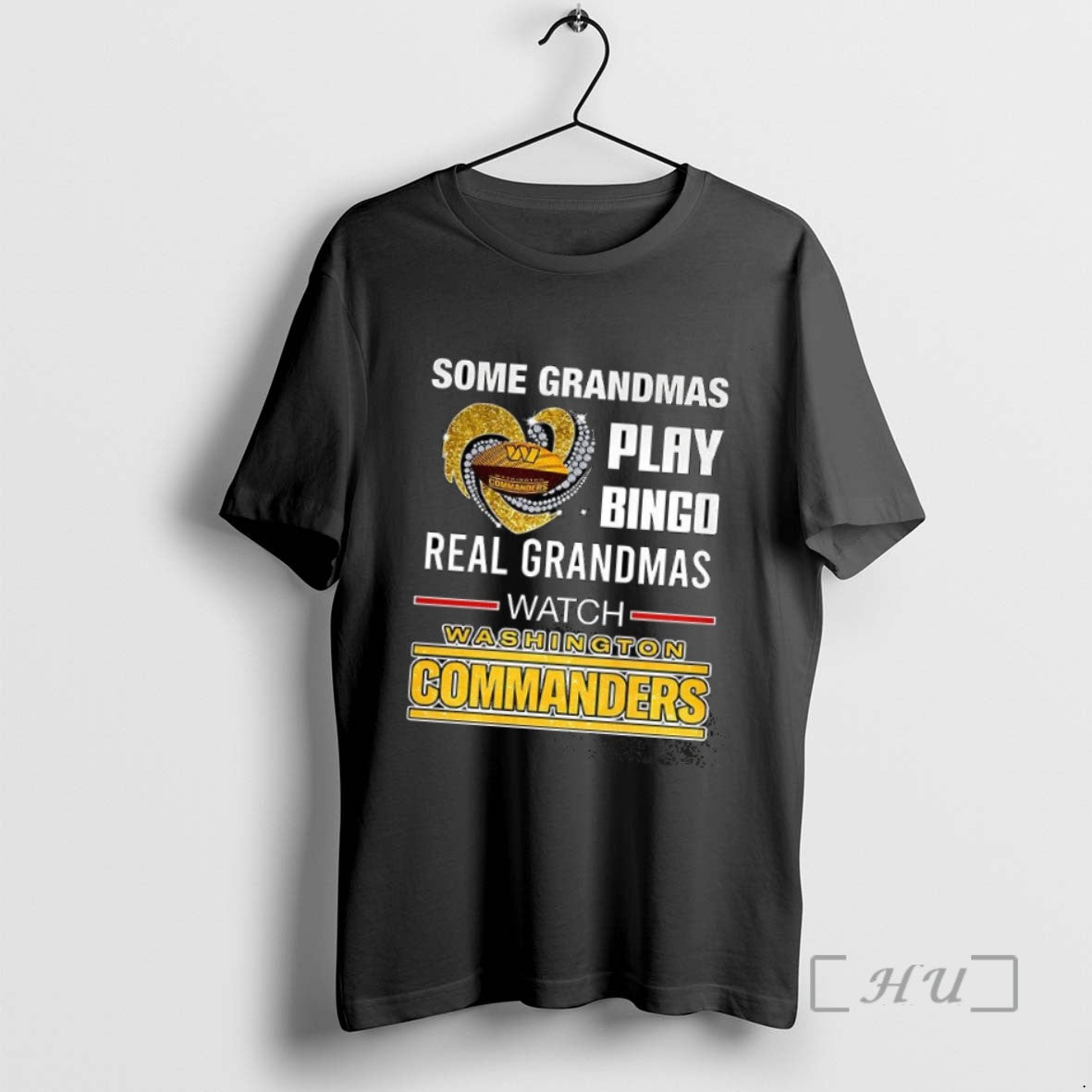 Limited Some Grandmas Play Bingo Real Grandmas Watch Washington Commanders Football Diamond Heart T-Shirts, Hoodie, Sweatshirt - T-Shirt, Sweatshirt, Hoodie