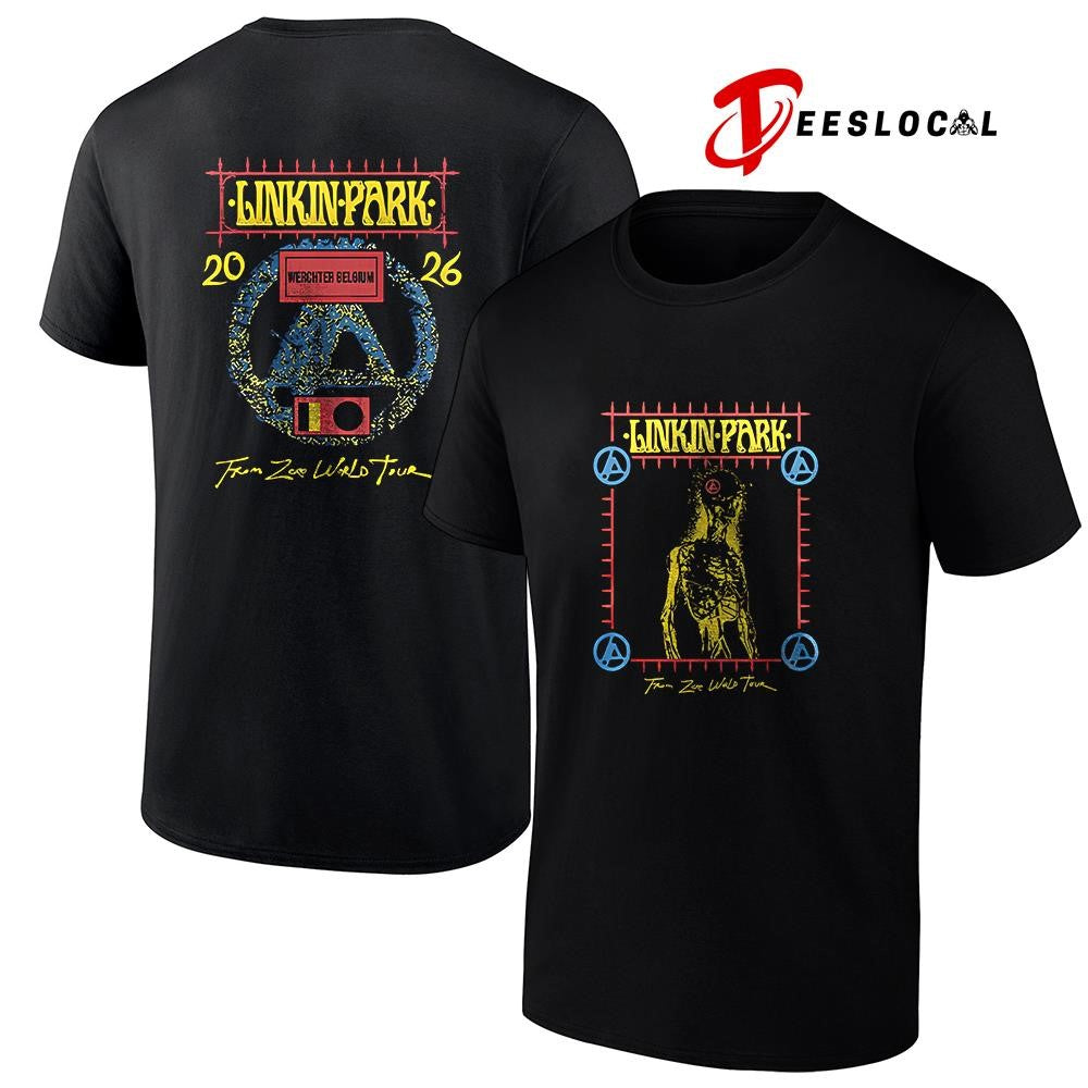 Linkin Park From Zero work tour Werchter Belgium logo shirt Unisex T-shirt, Sweatshirt, Hoodie, Long Sleeve Tee - T-Shirt, Sweatshirt, Hoodie