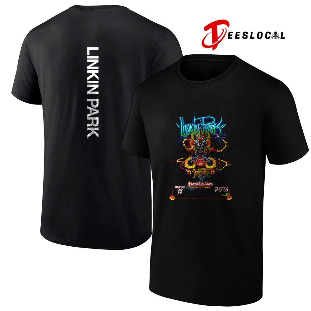Linkin Park From Zero world tour Mexico city poster shirt Unisex T-shirt, Sweatshirt, Hoodie, Long Sleeve Tee - T-Shirt, Sweatshirt, Hoodie