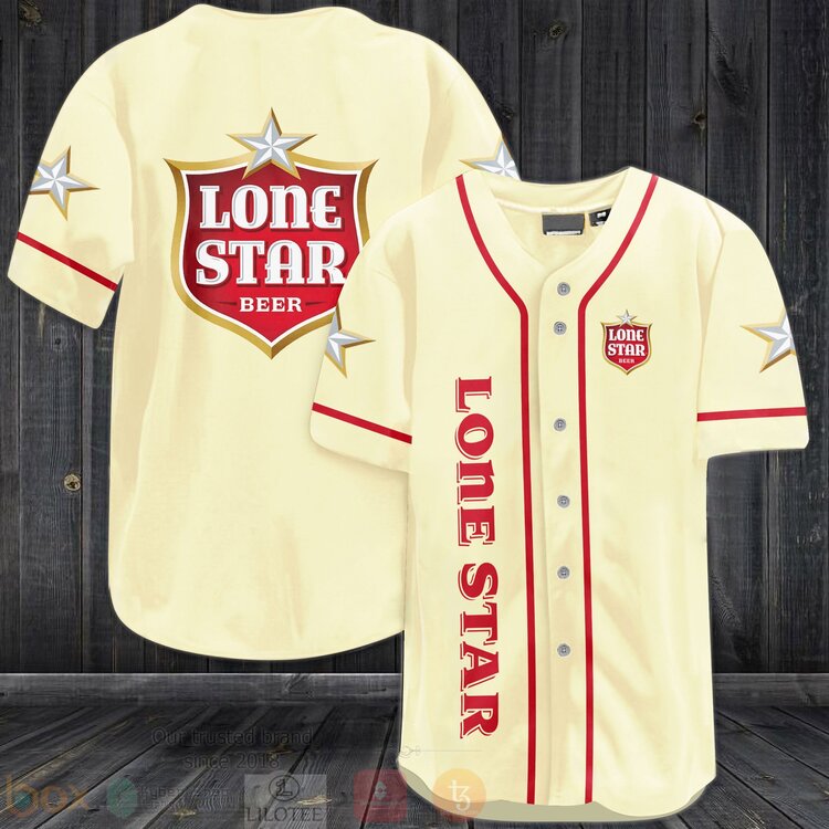 FASHION Lone Star Brewing Company Baseball Jerseys Botton Shirt Unisex T-shirt, Sweatshirt, Hoodie, Long Sleeve Tee - T-Shirt, Sweatshirt, Hoodie