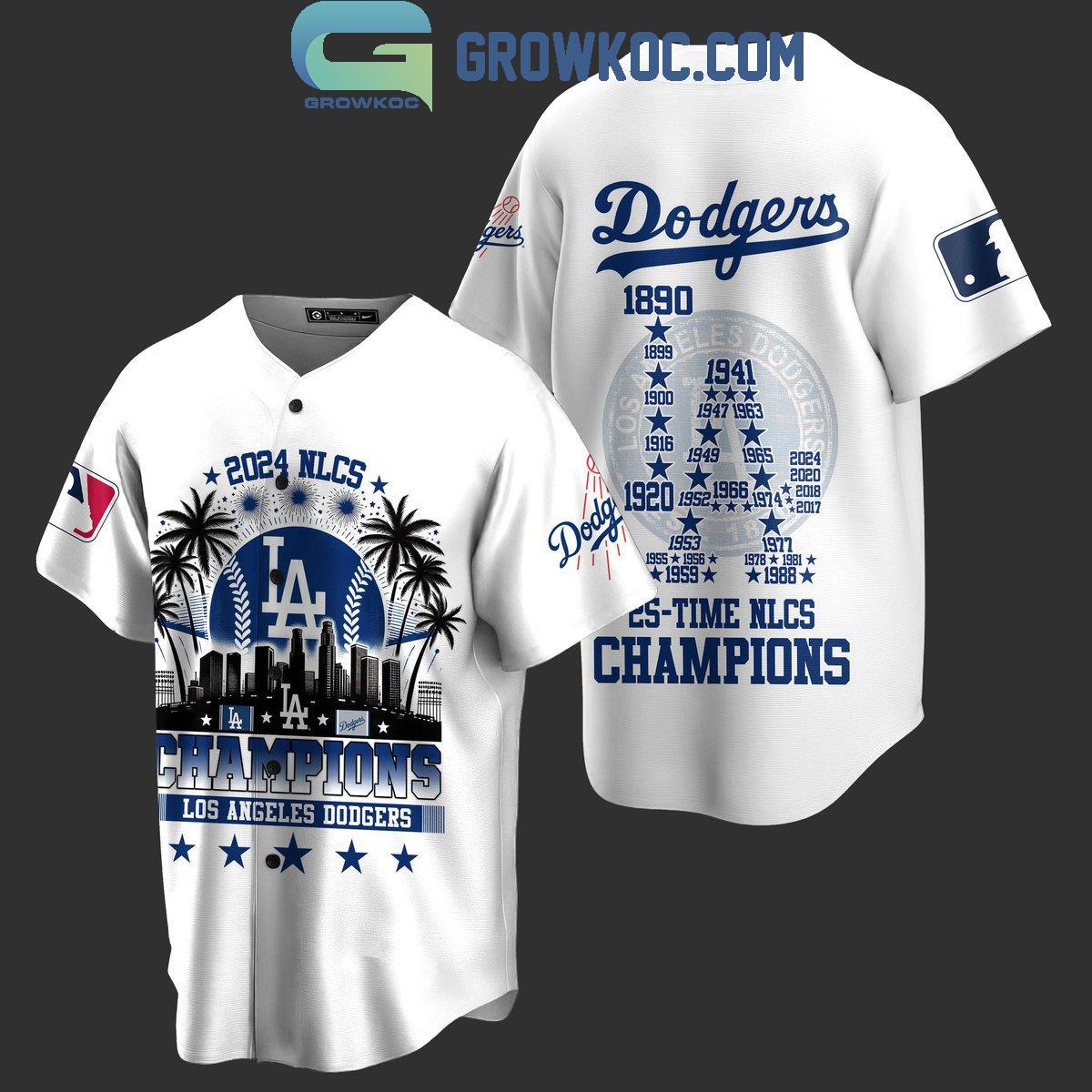 Los Angeles Dodgers 25th Time Of NLCS Champions 2024 Baseball Jersey Unisex T-shirt, Sweatshirt, Hoodie, Long Sleeve Tee - T-Shirt, Sweatshirt, Hoodie