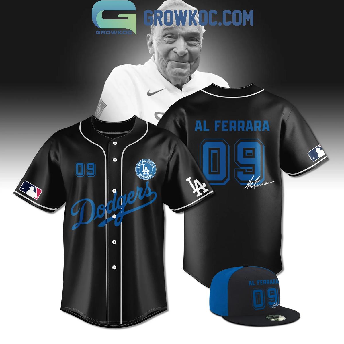 Los Angeles Dodgers Al The Bull Ferrara Commemorative Black Baseball Jersey Unisex T-shirt, Sweatshirt, Hoodie, Long Sleeve Tee - T-Shirt, Sweatshirt, Hoodie