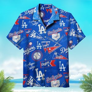 Los Angeles Dodgers MLB Baseball Floral Aloha Hawaiian Shirt, LA Dodgers Hawaiian Shirt Unisex T-shirt, Sweatshirt, Hoodie, Long Sleeve Tee - T-Shirt, Sweatshirt, Hoodie