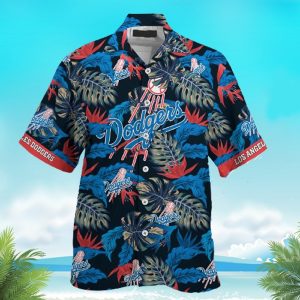 Los Angeles Dodgers MLB Summer Hawaiian Shirt, LA Dodgers Hawaiian Shirt Unisex T-shirt, Sweatshirt, Hoodie, Long Sleeve Tee - T-Shirt, Sweatshirt, Hoodie
