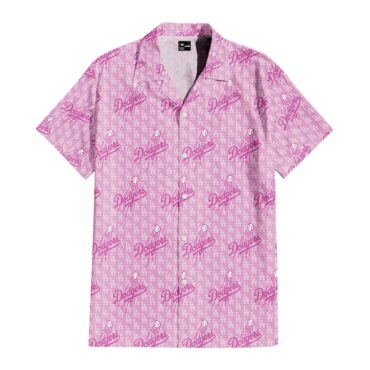 Los Angeles Dodgers Pink Paradise Hawaiian Shirt Unisex T-shirt, Sweatshirt, Hoodie, Long Sleeve Tee - T-Shirt, Sweatshirt, Hoodie