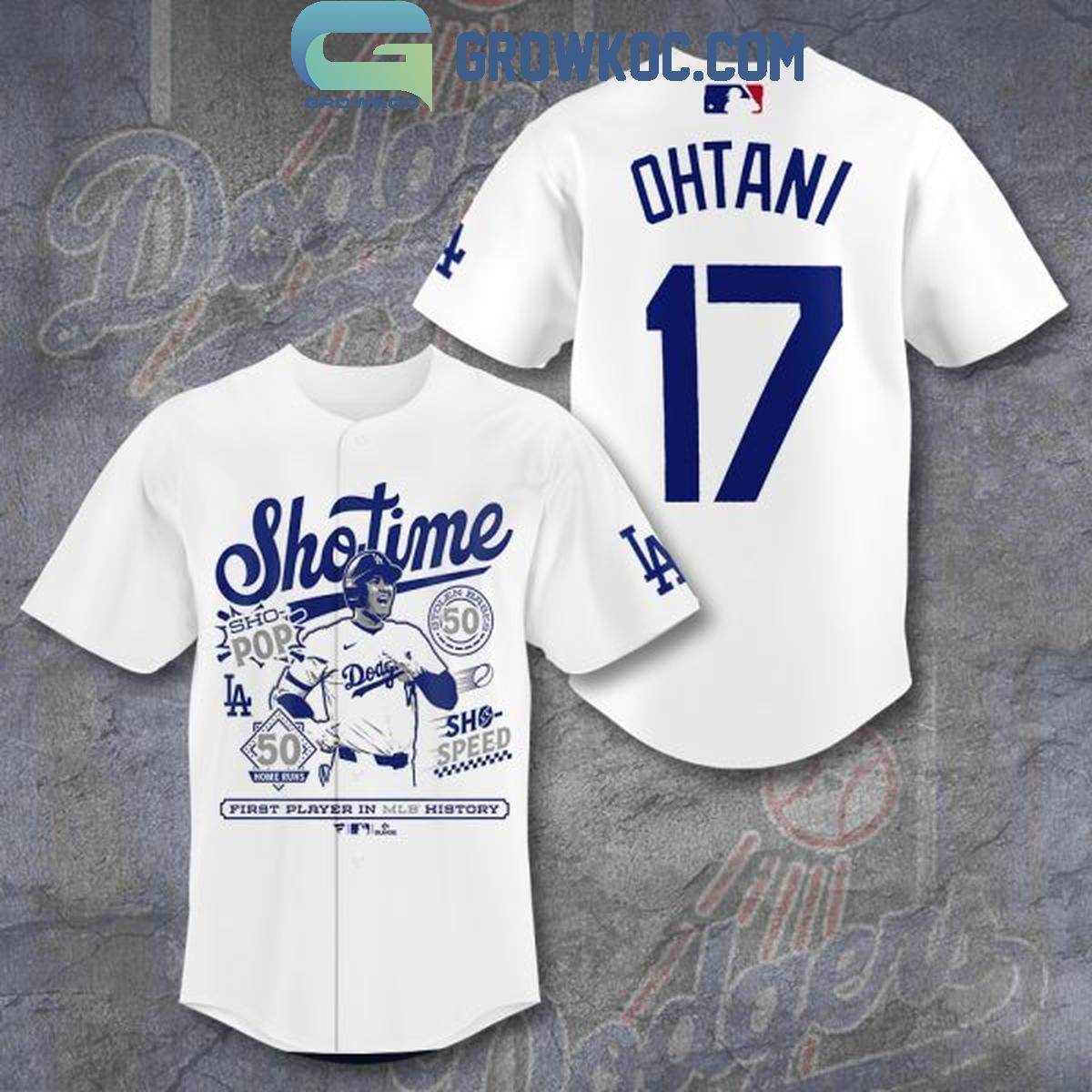 Los Angeles Dodgers Shohei Ohtani Shotime Shospeed Baseball Jersey Unisex T-shirt, Sweatshirt, Hoodie, Long Sleeve Tee - T-Shirt, Sweatshirt, Hoodie