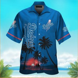 Los Angeles Dodgers Sunset Vintage Hawaiian Shirt MLB, LA Dodgers Hawaiian Shirt Unisex T-shirt, Sweatshirt, Hoodie, Long Sleeve Tee - T-Shirt, Sweatshirt, Hoodie