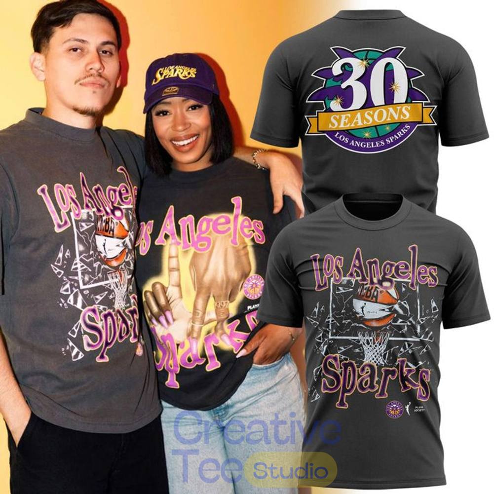 Los Angeles Sparks 2026 New T-Shirt  Grey Unisex T-shirt, Sweatshirt, Hoodie, Long Sleeve Tee - T-Shirt, Sweatshirt, Hoodie