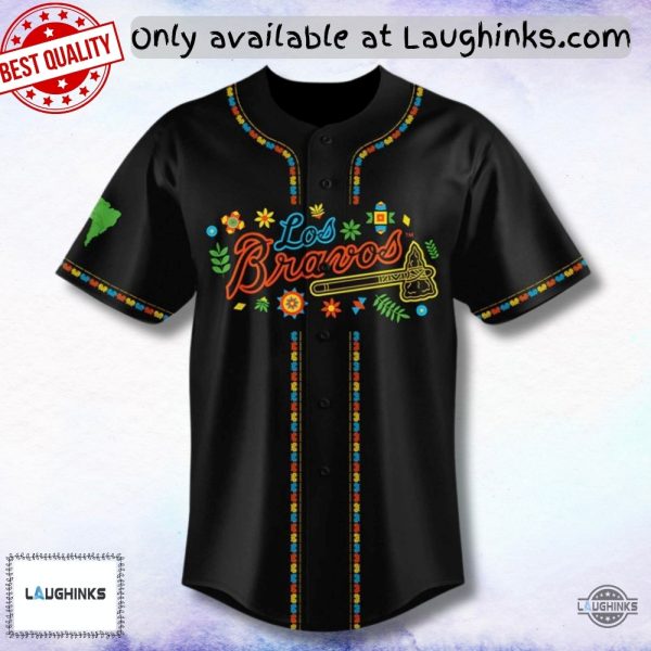 Los Bravos Night Braves Baseball Jersey Shirt Giveaway 23 September 2025 Unisex T-shirt, Sweatshirt, Hoodie, Long Sleeve Tee - T-Shirt, Sweatshirt, Hoodie