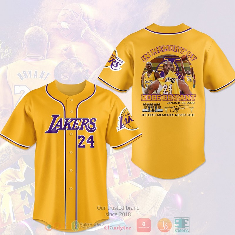 Los Angeles Lakers In Memory of Kobe Bryant 24 Baseball shirt Unisex T-shirt, Sweatshirt, Hoodie, Long Sleeve Tee - T-Shirt, Sweatshirt, Hoodie