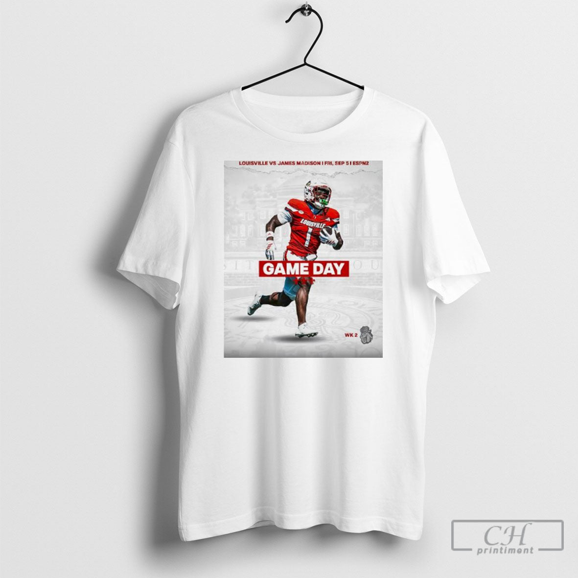 Louisville Cardinals Vs James Madison Football Gameday Week 2 T-Shirts, Hoodie, Sweatshirt - T-Shirt, Sweatshirt, Hoodie