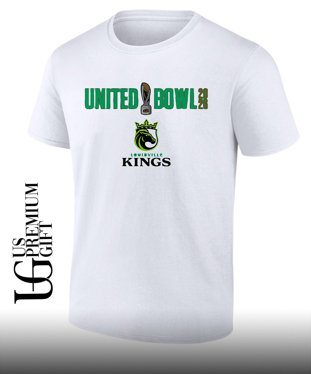 Louisville Kings United Bowl 2026 UFL football League Championship team shirt Unisex T-shirt, Sweatshirt, Hoodie, Long Sleeve Tee - T-Shirt, Sweatshirt, Hoodie