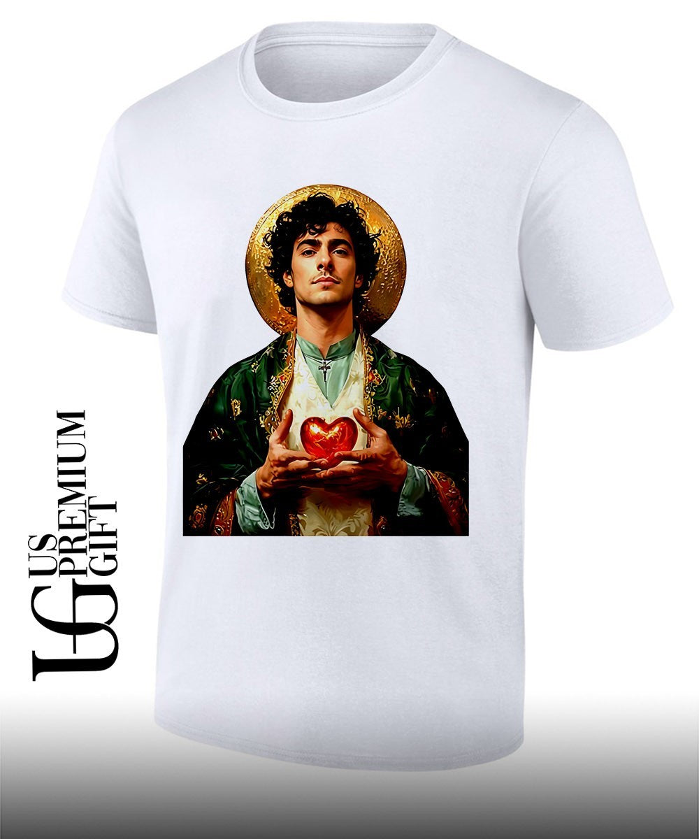 Luigi Mangione The Patron Saint Of Health Care Justice shirt Unisex T-shirt, Sweatshirt, Hoodie, Long Sleeve Tee - T-Shirt, Sweatshirt, Hoodie