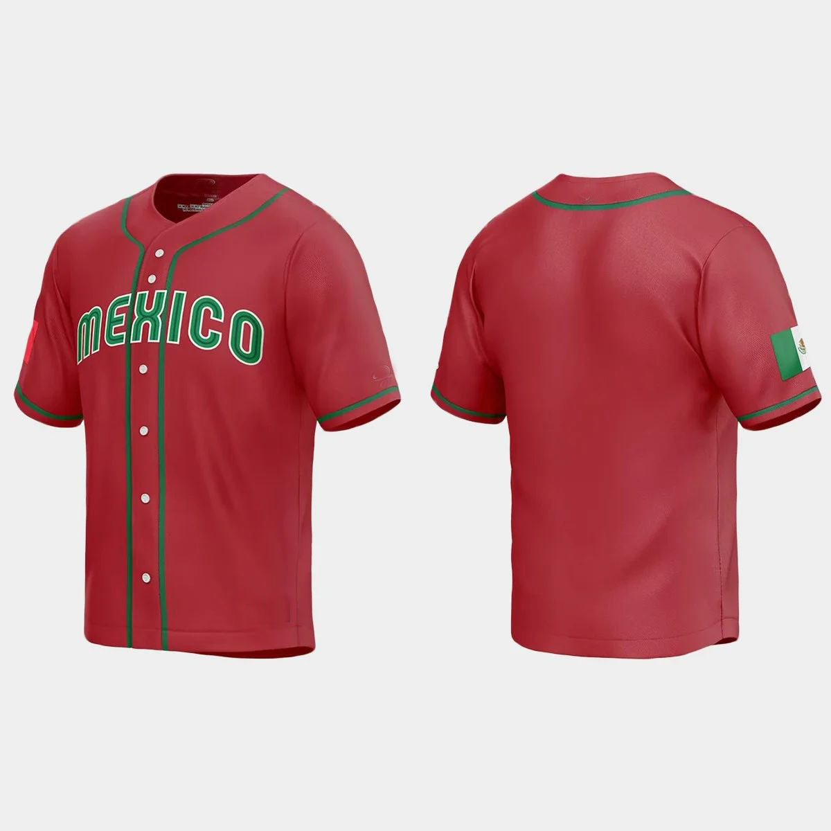 MEXICO BASEBALL 2023 WORLD BASEBALL CLASSIC JERSEY ¨C RED Stitches Baseball Jerseys baseball jersey product view 1
