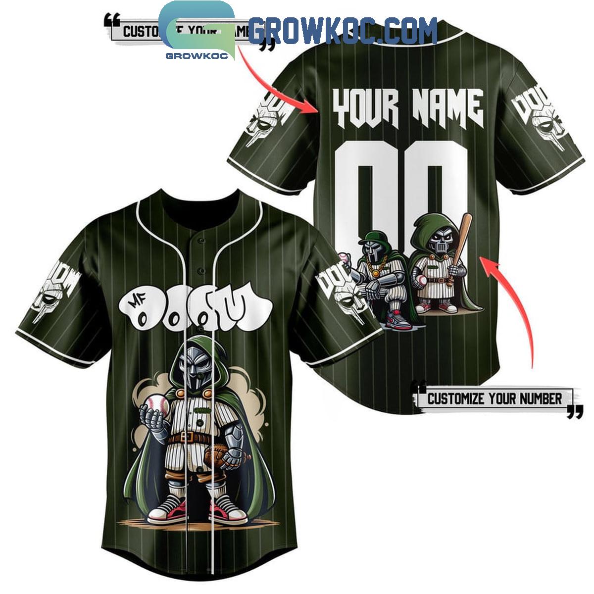 MF Doom Super Villain Fan Personalized Baseball Jersey Unisex T-shirt, Sweatshirt, Hoodie, Long Sleeve Tee - T-Shirt, Sweatshirt, Hoodie