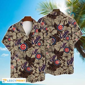 MLB Chicago Cubs Hawaiian Shirt Tropical Pattern Beach Gift - Cubs Hawaiian Shirt Unisex T-shirt, Sweatshirt, Hoodie, Long Sleeve Tee - T-Shirt, Sweatshirt, Hoodie