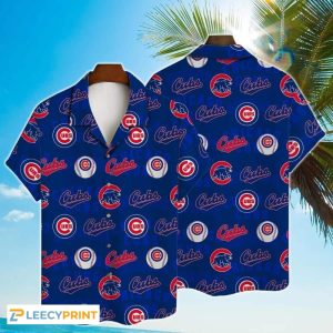 MLB Chicago Cubs Logos Pattern Shirt Baseball Fans Gift - Cubs Hawaiian Shirt Unisex T-shirt, Sweatshirt, Hoodie, Long Sleeve Tee - T-Shirt, Sweatshirt, Hoodie