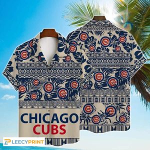 MLB Chicago Cubs Tropical Shirt Pattern - Cubs Hawaiian Shirt Unisex T-shirt, Sweatshirt, Hoodie, Long Sleeve Tee - T-Shirt, Sweatshirt, Hoodie