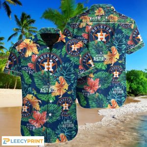 MLB Custom Name Aloha Hawaiian Shirt Best For Fans, Houston Astros Hawaiian Shirt Unisex T-shirt, Sweatshirt, Hoodie, Long Sleeve Tee - T-Shirt, Sweatshirt, Hoodie