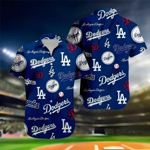 MLB LA Dodgers Hawaiian Shirt Summer Gift For Baseball Fans Unisex T-shirt, Sweatshirt, Hoodie, Long Sleeve Tee - T-Shirt, Sweatshirt, Hoodie