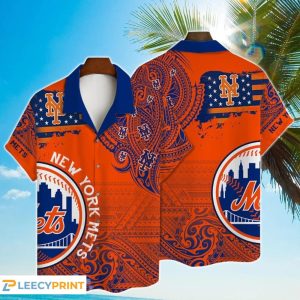 MLB Mets Hawaiian Shirt Major League Baseball 3D Print Unisex T-shirt, Sweatshirt, Hoodie, Long Sleeve Tee - T-Shirt, Sweatshirt, Hoodie
