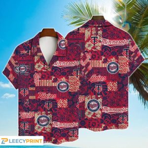 MLB Minnesota Twins Major League Baseball Pattern Print Hawaiian Shirt, Twins Hawaiian Shirt - T-Shirt, Sweatshirt, Hoodie