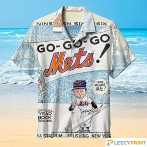 MLB New York Mets Hawaiian Graphic Print Short Sleeve Hawaiian Shirt, New York Mets Hawaiian Shirt - T-Shirt, Sweatshirt, Hoodie
