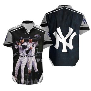 MLB New York Yankees Hawaiian Shirt Baseball Fans Gift Unisex T-shirt, Sweatshirt, Hoodie, Long Sleeve Tee - T-Shirt, Sweatshirt, Hoodie