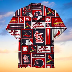 MLB St. Louis Cardinals Trending Beach Hawaiian Shirt, St Louis Cardinals Hawaiian Shirt Unisex T-shirt, Sweatshirt, Hoodie, Long Sleeve Tee - T-Shirt, Sweatshirt, Hoodie
