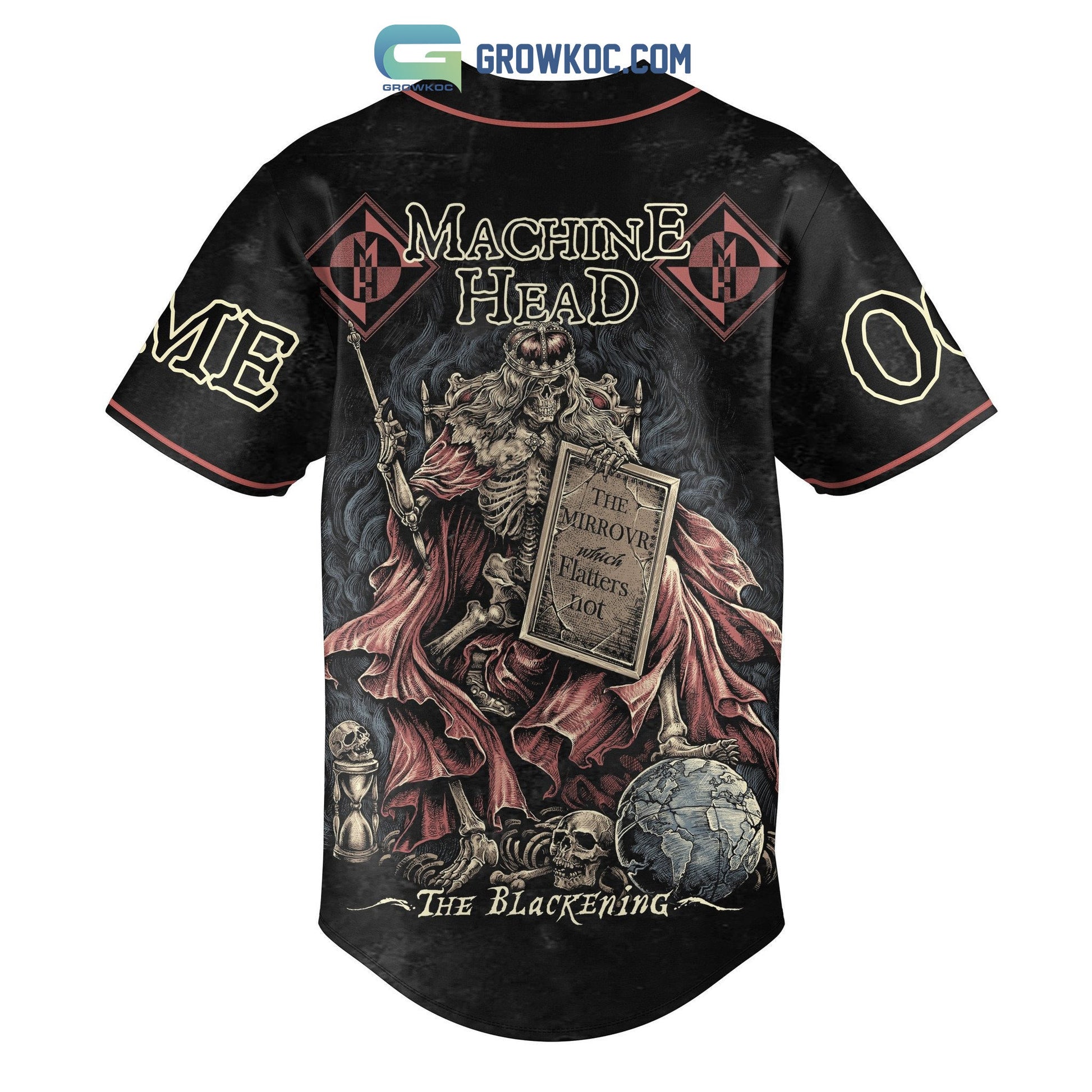 Machine Head The Blackening Personalized Baseball Jersey Unisex T-shirt, Sweatshirt, Hoodie, Long Sleeve Tee - T-Shirt, Sweatshirt, Hoodie