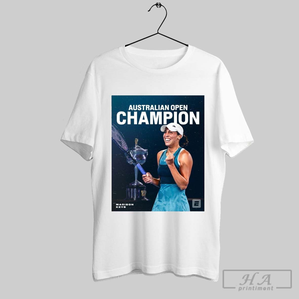 Madison Keys Wins Her First Grand Slam Title Australian Open Champion T-Shirts, Hoodie, Sweatshirt - T-Shirt, Sweatshirt, Hoodie