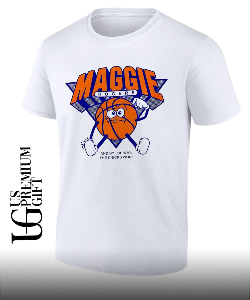 Maggie Rogers Knicks and by the way the Knicks Won shirt Unisex T-shirt, Sweatshirt, Hoodie, Long Sleeve Tee - T-Shirt, Sweatshirt, Hoodie