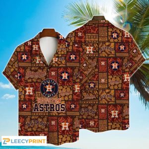 Major League Baseball Astros Hawaiian Shirt with 3D Printed Design Unisex T-shirt, Sweatshirt, Hoodie, Long Sleeve Tee - T-Shirt, Sweatshirt, Hoodie