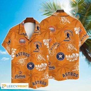 Major League Baseball Tropical Floral 2024 Astros Hawaiian Shirt Unisex T-shirt, Sweatshirt, Hoodie, Long Sleeve Tee - T-Shirt, Sweatshirt, Hoodie