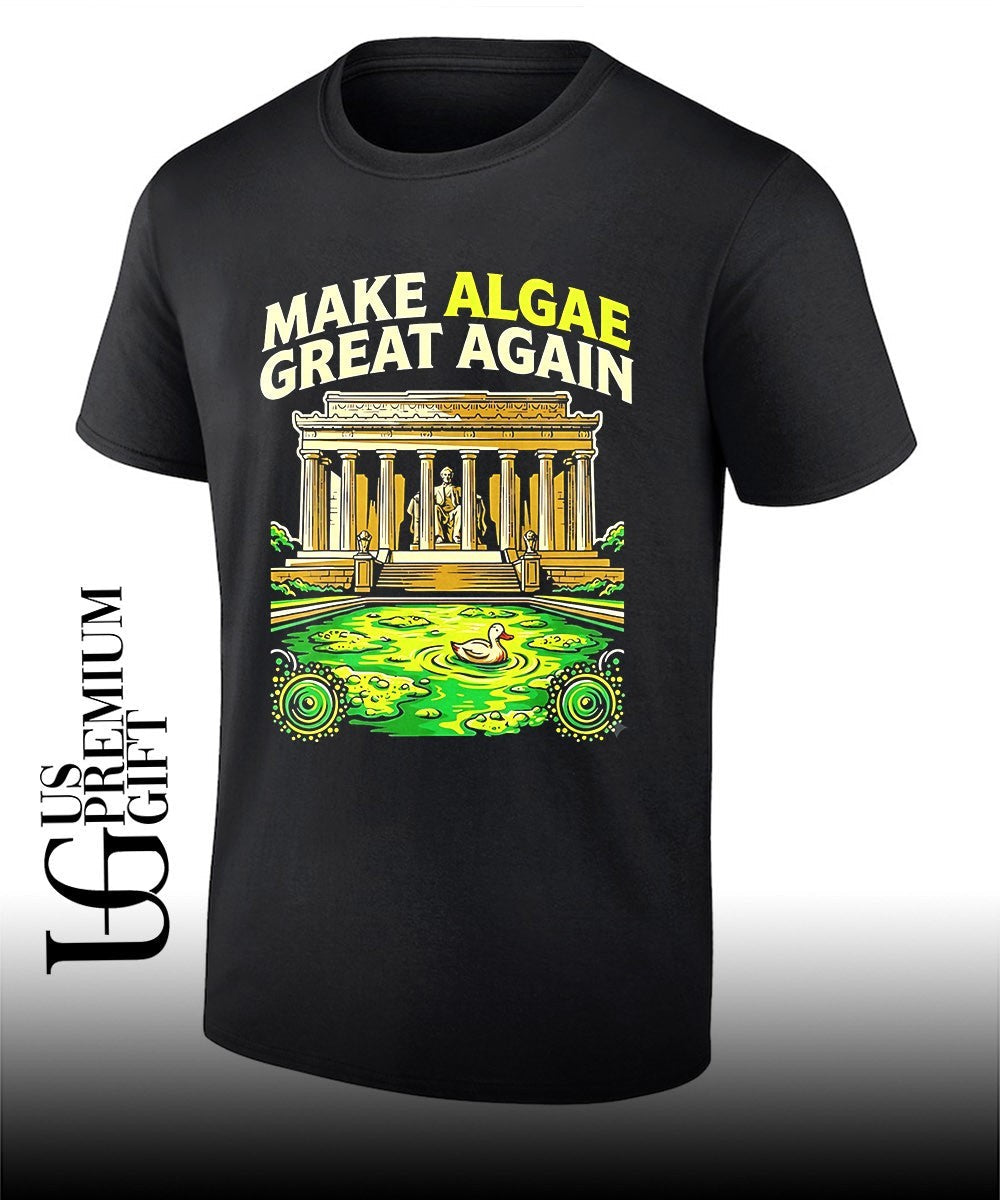 Make Algae Great Again Political Satire shirt Unisex T-shirt, Sweatshirt, Hoodie, Long Sleeve Tee - T-Shirt, Sweatshirt, Hoodie