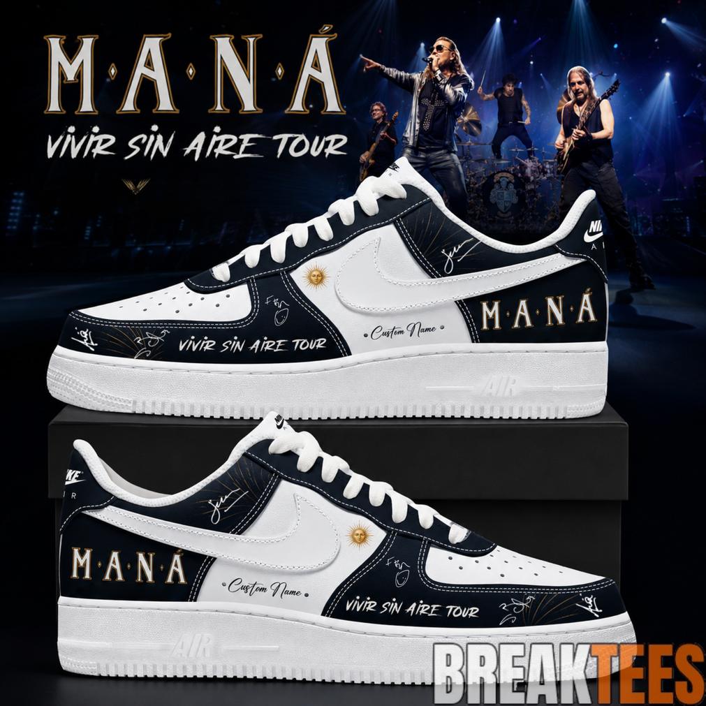 Man Vivir Sin Aire Tour Night Edition Air Force 1 Shoes Unisex T-shirt, Sweatshirt, Hoodie, Long Sleeve Tee - T-Shirt, Sweatshirt, Hoodie