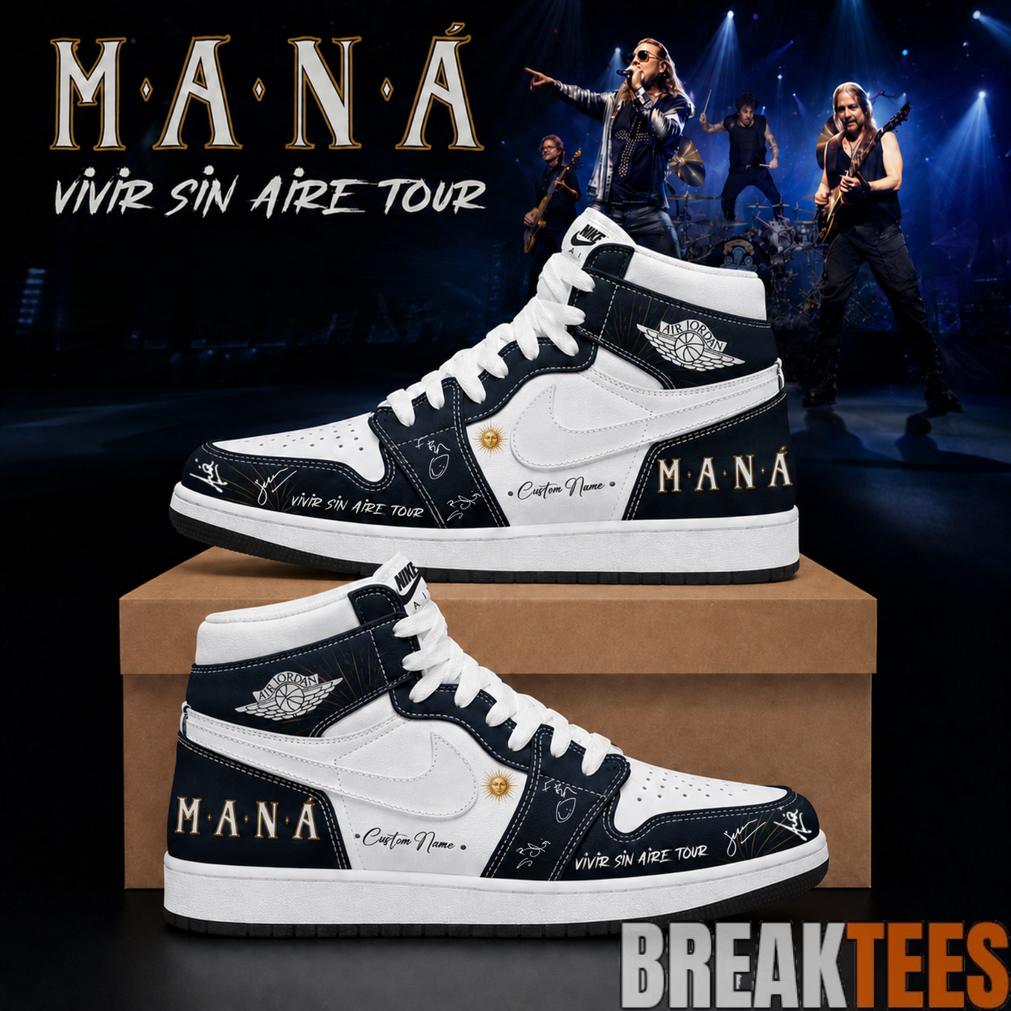 Man Vivir Sin Aire Tour Night Edition AJ1 Shoes Unisex T-shirt, Sweatshirt, Hoodie, Long Sleeve Tee - T-Shirt, Sweatshirt, Hoodie