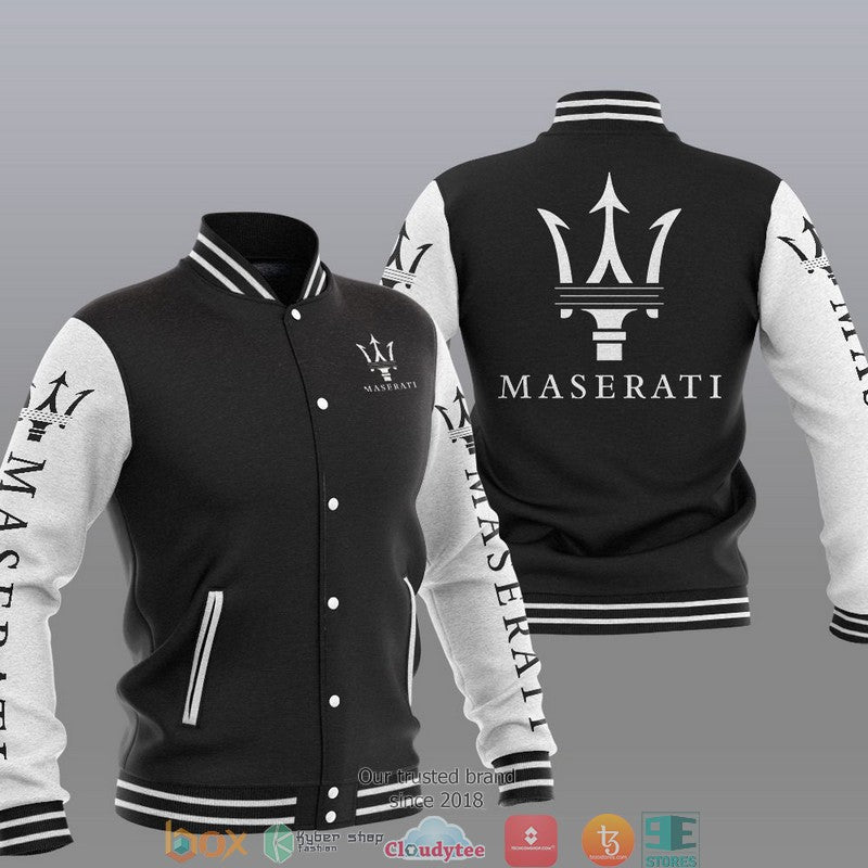 Maserati Car brand Baseball Jacket Unisex T-shirt, Sweatshirt, Hoodie, Long Sleeve Tee - T-Shirt, Sweatshirt, Hoodie