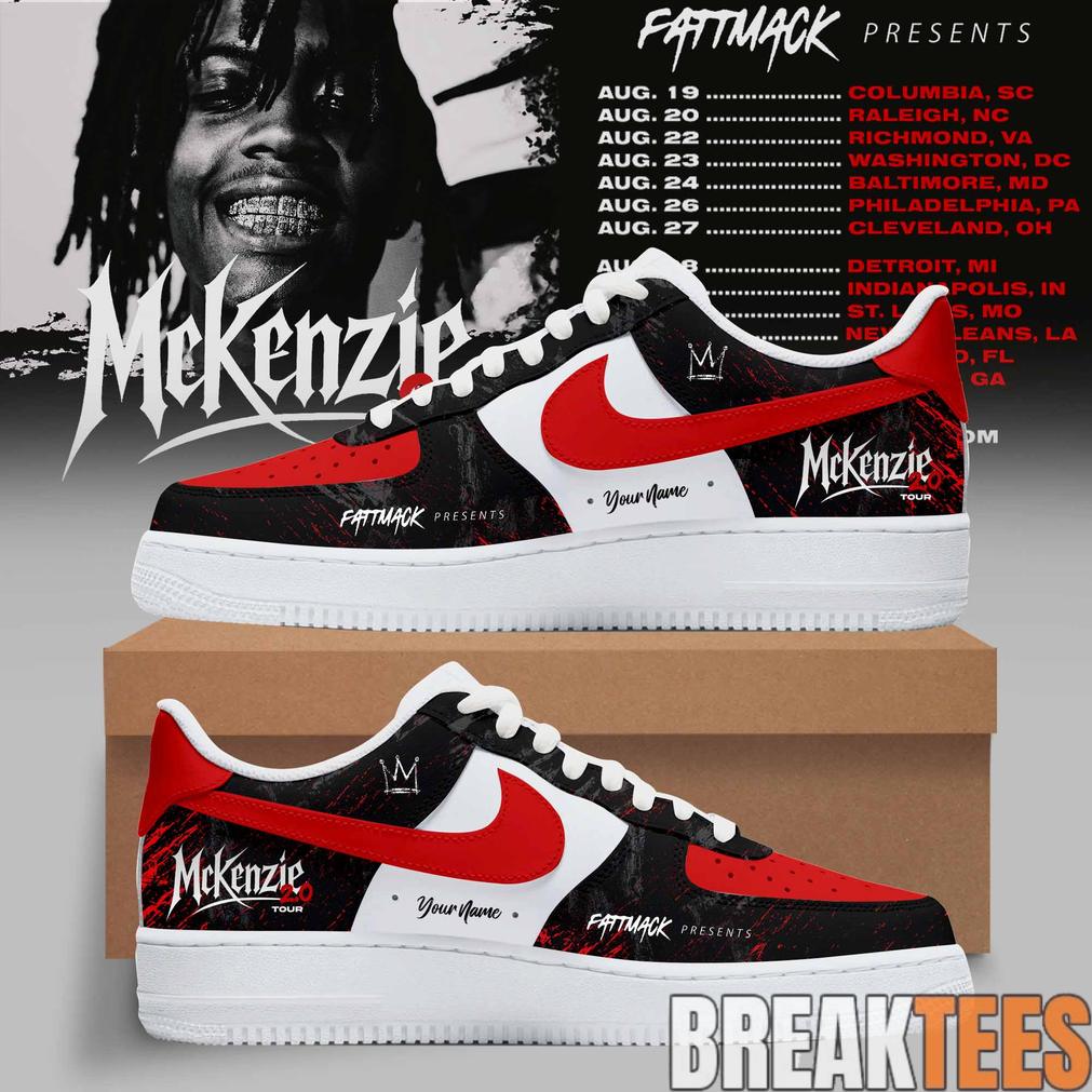 McKenzie 2.0 NO MERCY TOUR Air Force 1 Shoes Unisex T-shirt, Sweatshirt, Hoodie, Long Sleeve Tee - T-Shirt, Sweatshirt, Hoodie